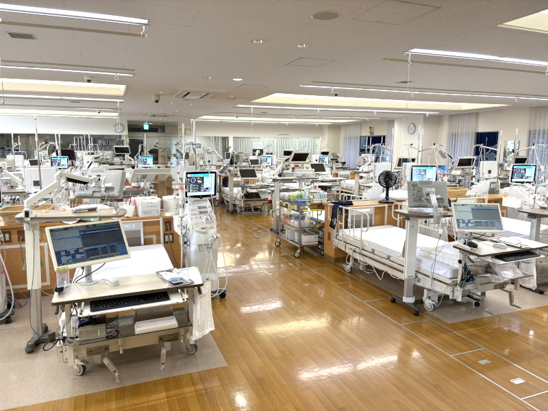 透析室の様子